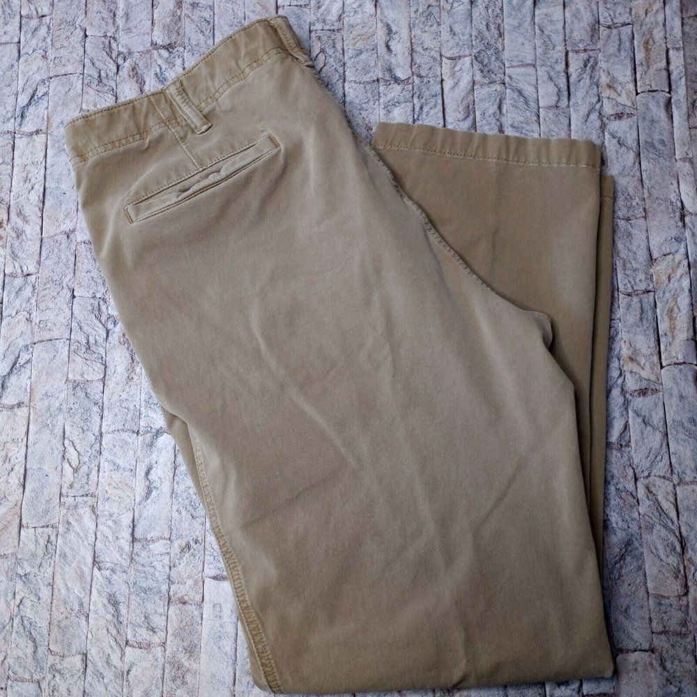Mens DOCKERS Khaki Tan Pants Straight Fit 40X32